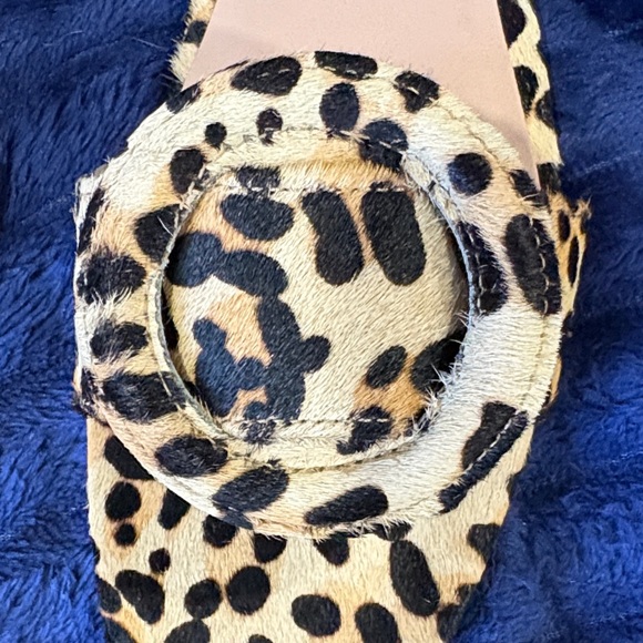 Tony Bianco Leopard Print Mules - Picture 3 of 4